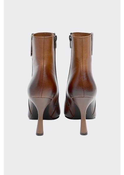 Klasik Hakiki Deri Fermuarlı Kadın Bot fırsatları