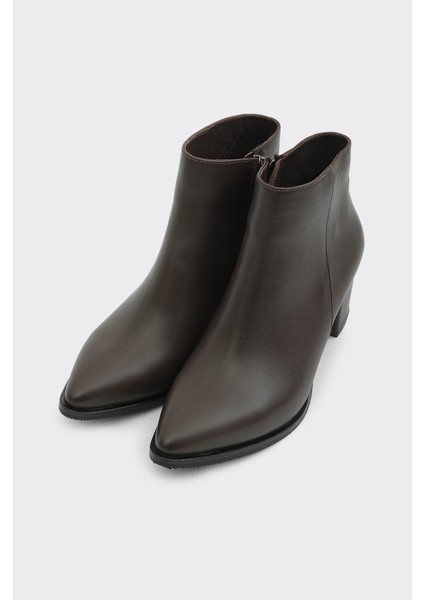 Hakiki Deri Topuklu Kadın Bot fiyatları