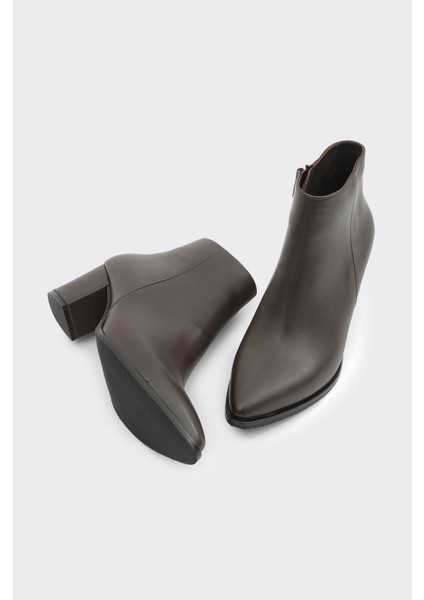 Hakiki Deri Topuklu Kadın Bot fırsatları