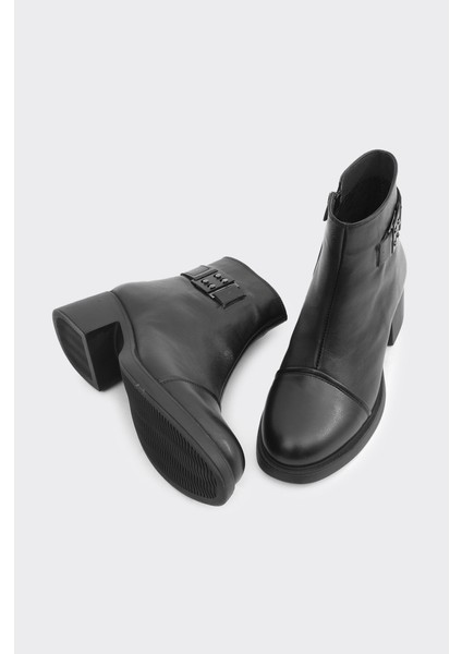 Hakiki Deri Fermuarlı Kadın Bot fırsatları