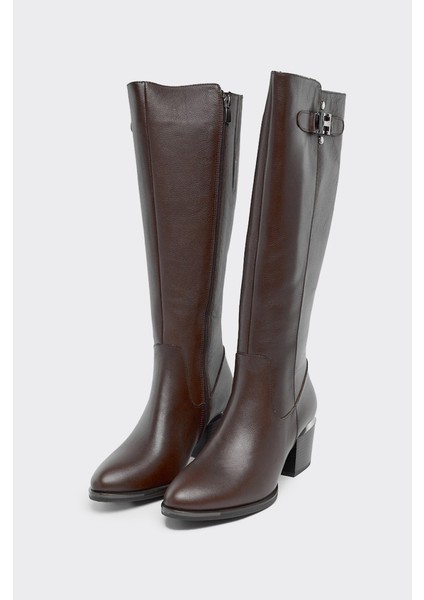 Hakiki Deri Fermuarlı Kadın Çizme fiyatları