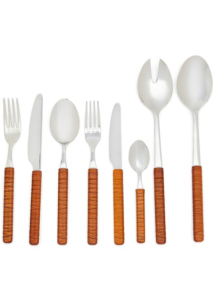 Ratan Kahve 74 Parça Çatal Bıçak Kaşık Seti