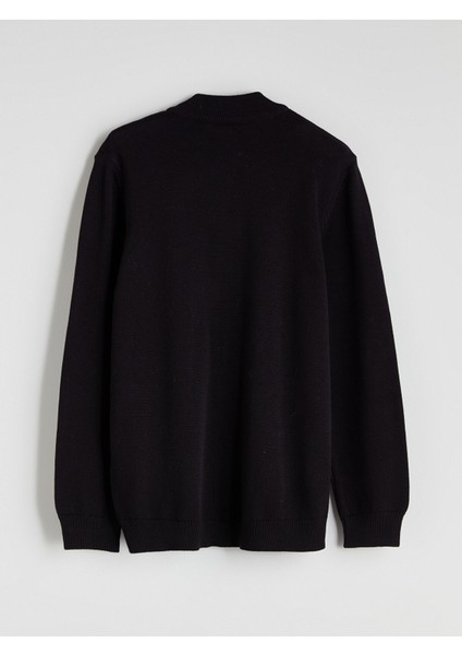 Yeni Sezon Dik Yaka Dokulu Erkek Çocuk Triko Hırka modelleri