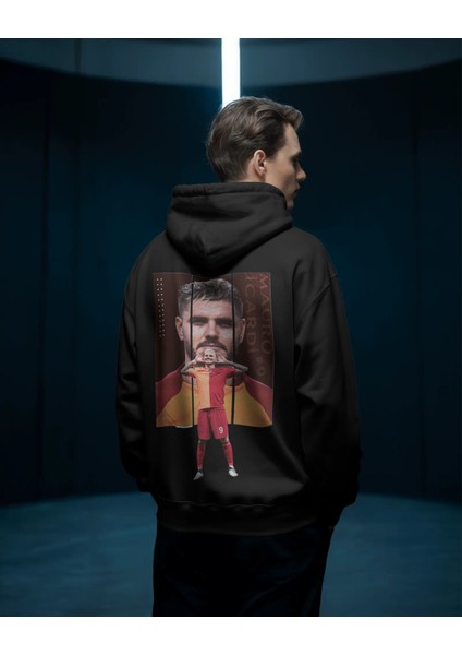 Futbolcu Baskılı Mauro Icardi Baskılı Hoodie - %100 Pamuk Bol Kesim Kapüşonlu Kadın Erkek Unısex Sweatshirt - Caglisa Özel Tasarım modelleri