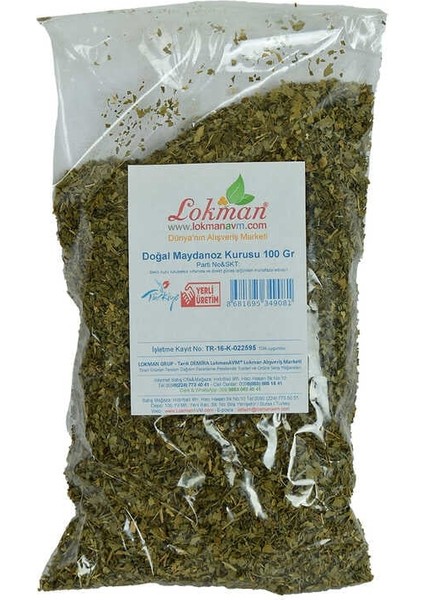 Maydanoz Kurusu Doğal 100 gr Paket fiyatları