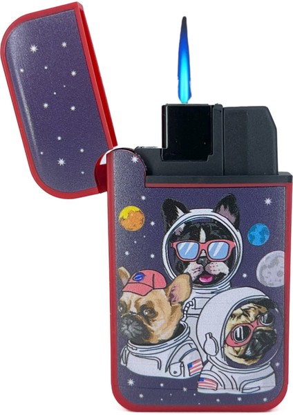 Cool Tasarım Jet Alev Çakmak - French Bulldog Astronaut modelleri