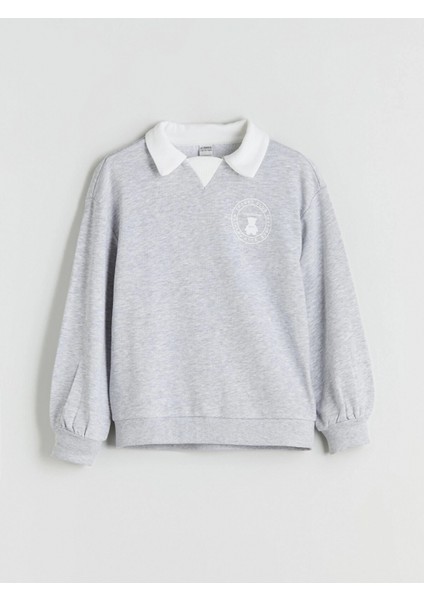 Lcw Kids Gri Gömlek Yaka Kız Çocuk Eşofman Takım fırsatları