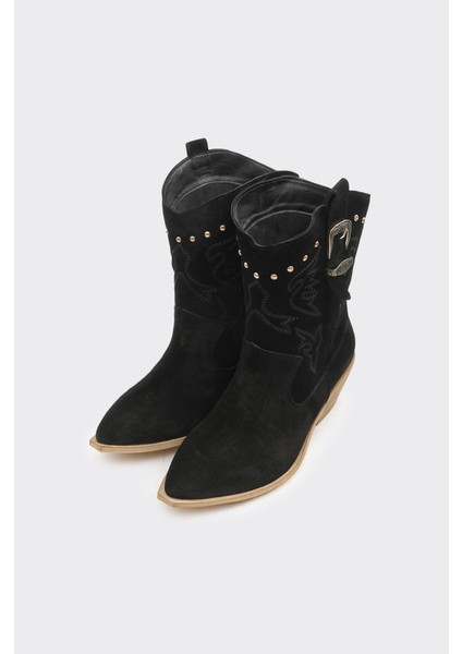 Hakiki Deri Kadın Western Bot fiyatları