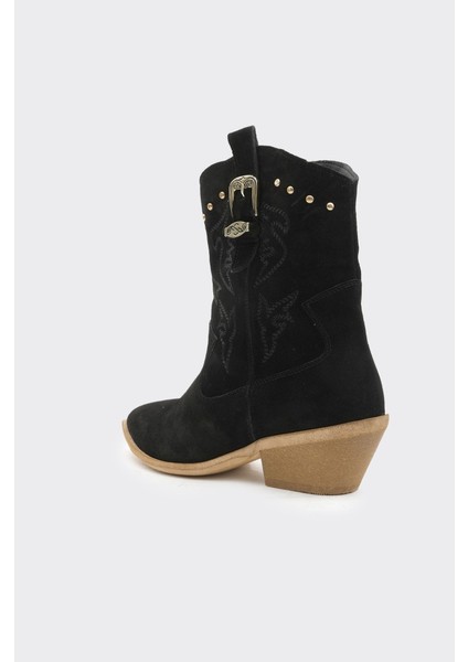 Hakiki Deri Kadın Western Bot modelleri