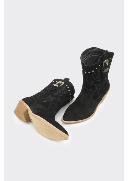 Hakiki Deri Kadın Western Bot fırsatları