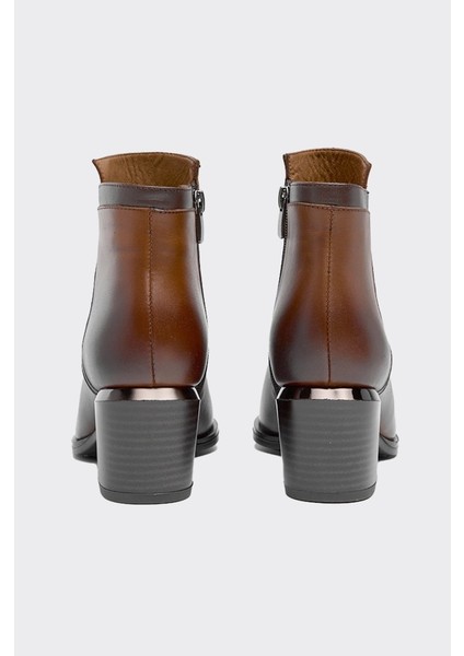 Hakiki Deri Klasik Fermuarlı Kadın Bot fırsatları