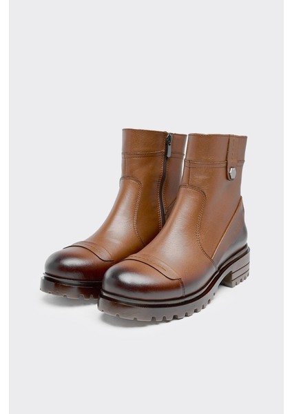 Fermuarlı Hakiki Deri Kadın Bot fiyatları