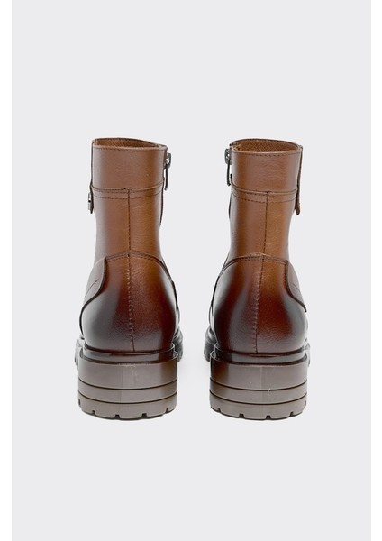 Fermuarlı Hakiki Deri Kadın Bot fırsatları