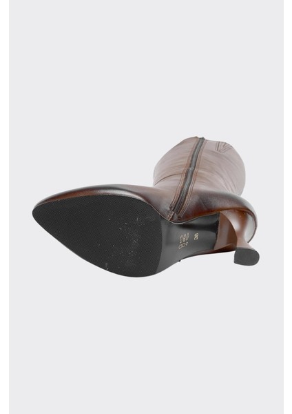 Kalem Topuklu Hakiki Deri Kadın Çizme indirimleri