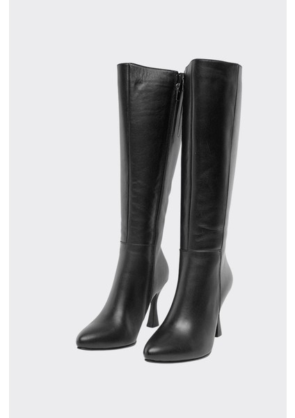 Kalem Topuklu Hakiki Deri Kadın Çizme fiyatları