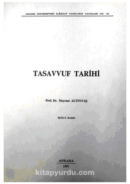 Tasavvuf Tarihi (4-C-6)
