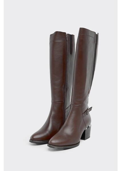 Hakiki Deri Fermuarlı Kadın Çizme fiyatları