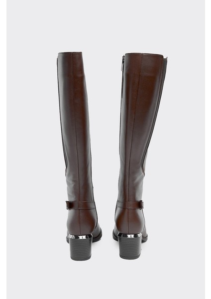 Hakiki Deri Fermuarlı Kadın Çizme fırsatları