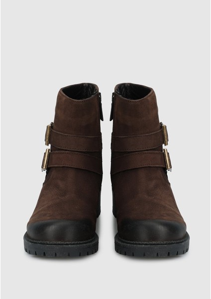 Kahve Deri Kadın Bot modelleri