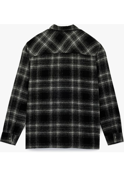 Regular Fit Düğmeli Uzun Kollu Cepli Klasik Yaka Oduncu Gömleği fiyatları