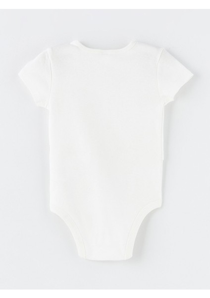 Yeni Sezon Bisiklet Yaka Kısa Kollu Basic Erkek Bebek Çıtçıtlı Bodysuit fırsatları