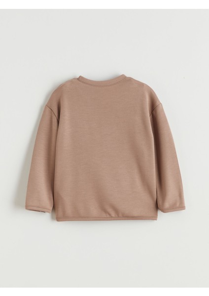 Yeni Sezon Bisiklet Yaka Erkek Bebek Sweatshirt ve Eşofman Alt 2'li fırsatları