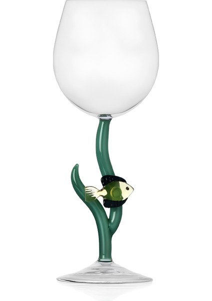 Yosun Saplı No 5 Cam Kadeh