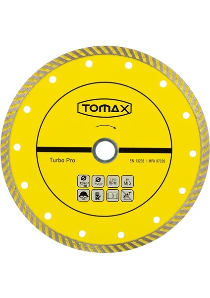 Turbo Elmas Mermer Granit Kesici 180X2,2X22