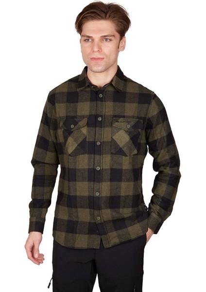Felder Erkek Ekose Outdoor Gömlek Haki (600601)