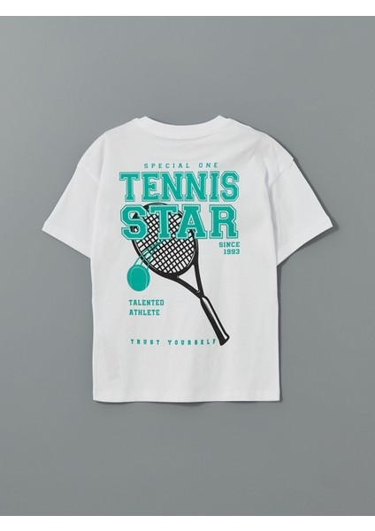 Yeni Sezon Bisiklet Yaka Baskılı Erkek Çocuk Tişört 2'li indirimleri