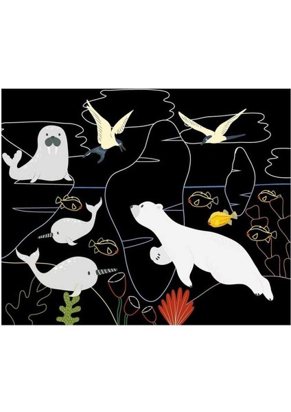 Küçük Sanatçının Etkinlik Seti - Okyanus Kazıma Kartları fırsatları