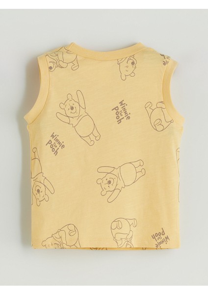 Yeni Sezon Winnie The Pooh Baskılı Erkek Bebek Atlet 2'li fırsatları