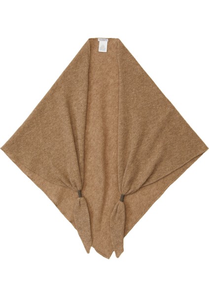 Bej Kadın Kaşmir Atkı