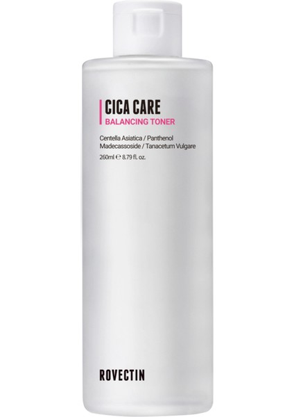 Cica Care Balancing Madecassoside Içeren Rozalı Akneli ve Hassas Ciltlere Özel Yüz Toniği 260 ml