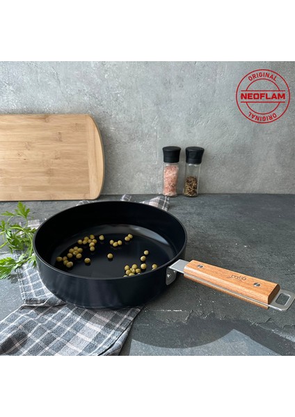 Bien Black Indüksiyonlu Akasya Ağacı Saplı Wok Tava 24 cm fiyatları