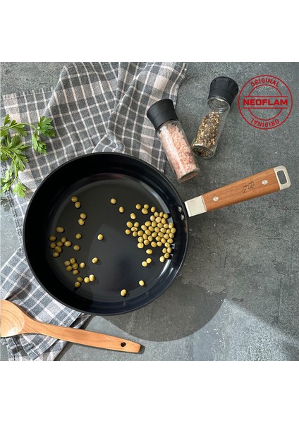 Bien Black Indüksiyonlu Akasya Ağacı Saplı Wok Tava 24 cm indirimleri