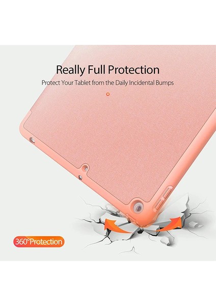 Dux Ducis iPad 7-8-9 10.2 (201920202021) Kılıf Kalem Yerli Soft Tpu Mıknatıslı Domo KILIF-(1903)