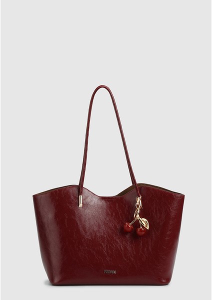 Bordo Kadın Omuz Çantası