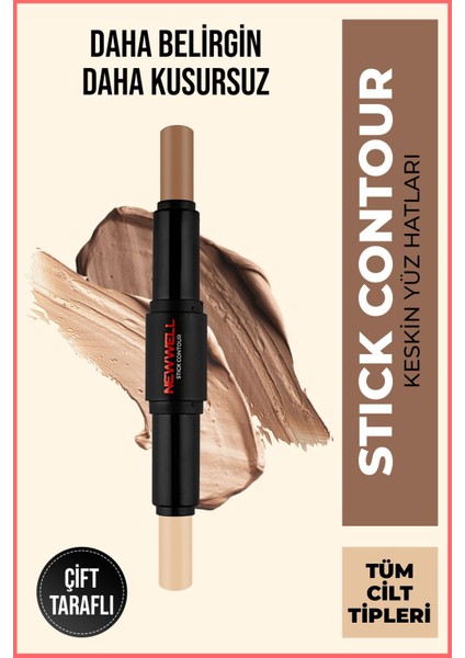 X3 Adet Kontür - Prof. Contour Stick - Çift Taraflı fiyatları