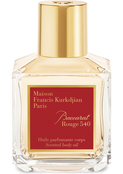 Baccarat Rouge 540 Scented Body Oil 70 ml