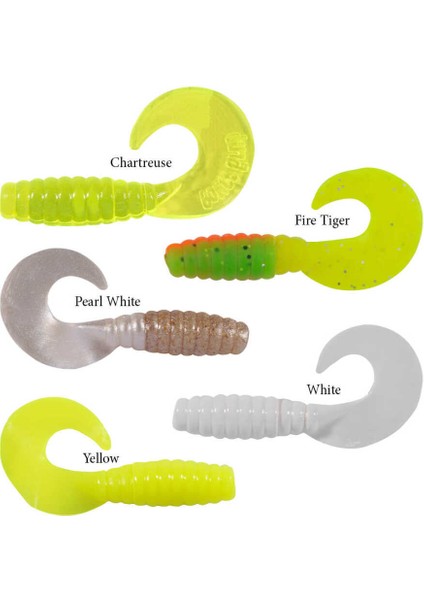 Powerbait Power Grubs Sahte Kurt Yellow-5cm - 20LI fırsatları