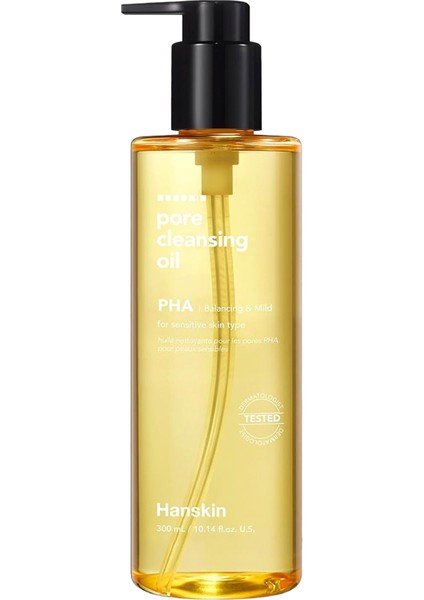 Pore Cleansing Oil Pha Hassas Ce Toleranssız Ciltler Için Gözenek ve Makyaj Temizleme Yağı 300 ml