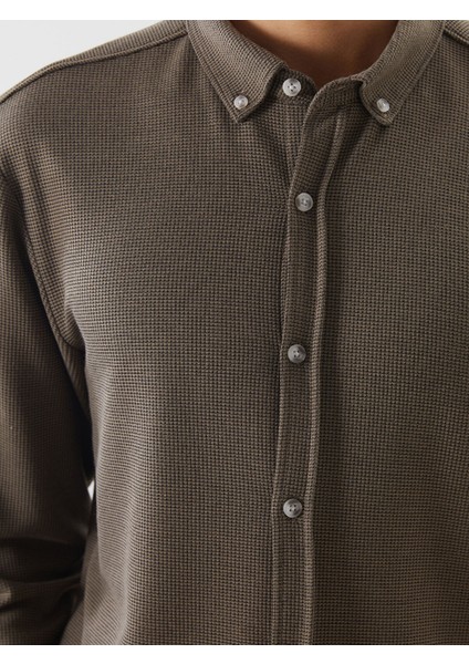 Yeni Sezon Slim Fit Uzun Kollu Erkek Gömlek modelleri