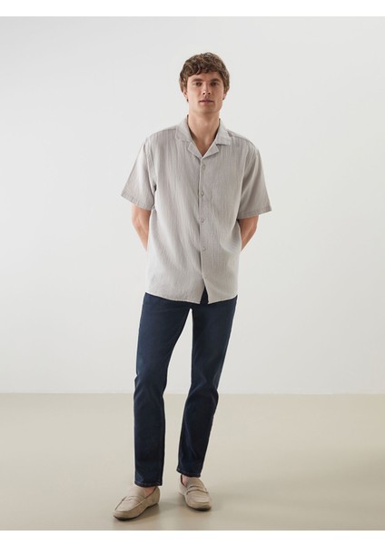 Yeni Sezon Standart Fit Kısa Kollu Erkek Gömlek fiyatları
