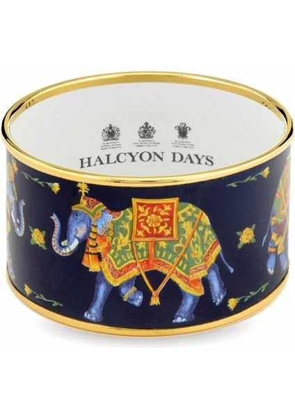 Ceremonial Indian Elephant 18 Ayar Altın Kaplama Kadın Bileklik