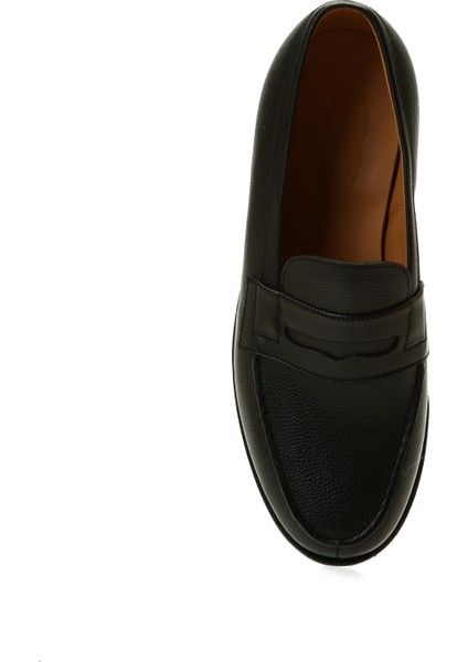 Siyah Erkek Deri Loafer