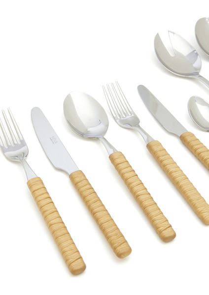 Ratan Krem 74 Parça Çatal Bıçak Kaşık Seti fiyatları