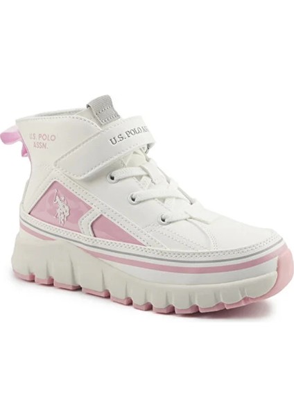 U.s.polo Assn. Keltes Cocuk Ayakkabi - Beyaz Pembe