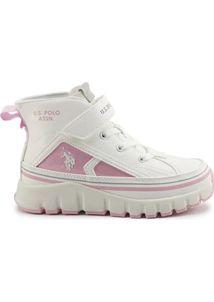 U.s.polo Assn. Keltes Cocuk Ayakkabi - Beyaz Pembe modelleri