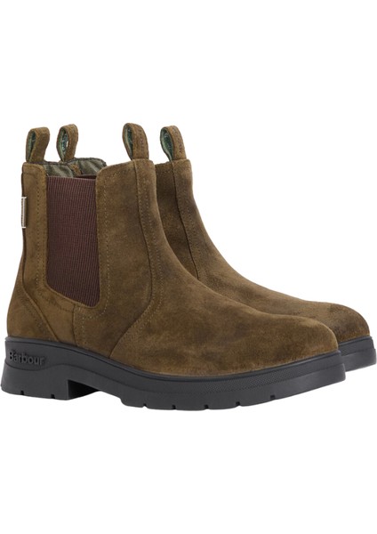 Turnbull Chelsea Bot OL77 Oiled Olive Suede